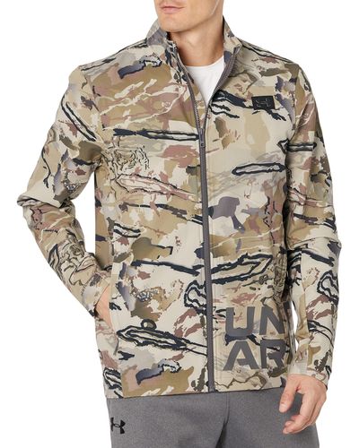 Under Armour Mens Hardwoods Graphic Jacket - Multicolor
