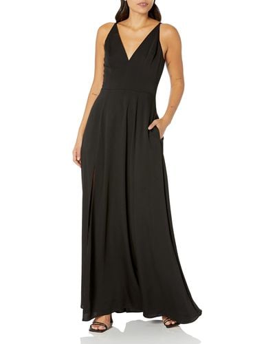 Dress the Population S Parker Fit And Flare Maxi Special Occasion - Black