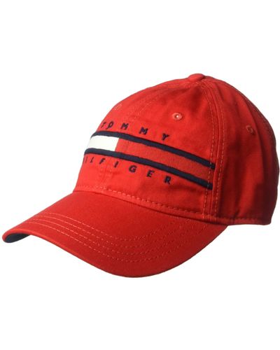 Tommy Hilfiger Dad Hat Avery - Red