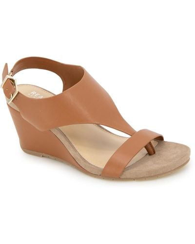 Kenneth Cole Greatly Thong Wedge Sandal - Multicolor
