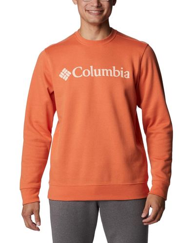 Columbia Trek Crew Sweater - Orange