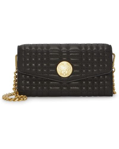 Vince Camuto Barb Wallet On Chain - Black