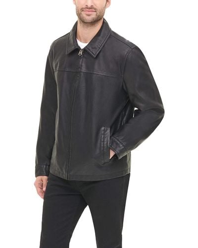 Dockers Classic Faux Leather Jacket - Black
