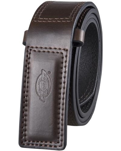 Dickies Leather Two Prong Casual Belt (Men Big & Tall) 
