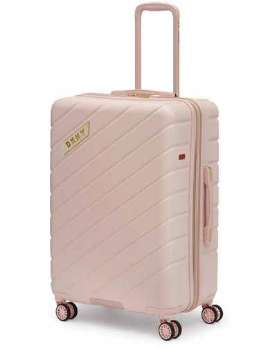 DKNY Spinner Hardside Check In Luggage - Pink