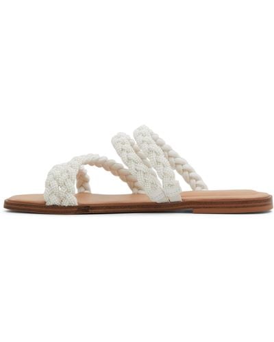 ALDO Tritoney Flat Sandal - White