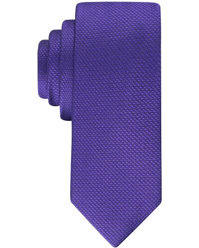 Calvin Klein Hc Modern Gingham Tie - Purple
