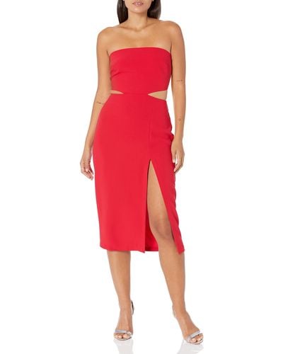 Amanda Uprichard Kloss Dress - Red