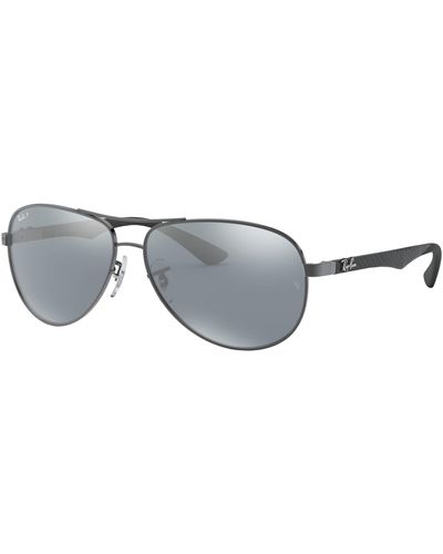 Ray-Ban Rb8313 Aviator Carbon Fiber Sunglasses - Black