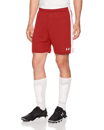 Under Armour Ua Microthread Match Shorts Md Red