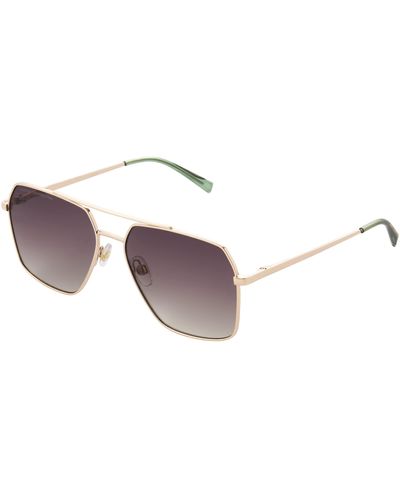 French Connection Winifred Aviator Sunglasses - Metallic
