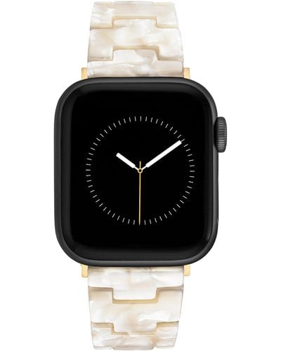 Anne Klein Acetate Fashion Band For Apple Watch Secure - Black