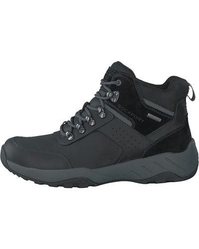 Rockport Mens Xcs Spruce Peak Trekker Boots – Waterproof - Size 7.5 M - Black