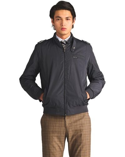 Members Only Iconic Racer Quilted Lining & Slim Fit Jacket - Multicolor