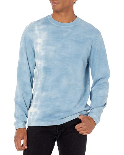 PAIGE Jaxton Long Sleeve Pullover Sweatshirt - Blue