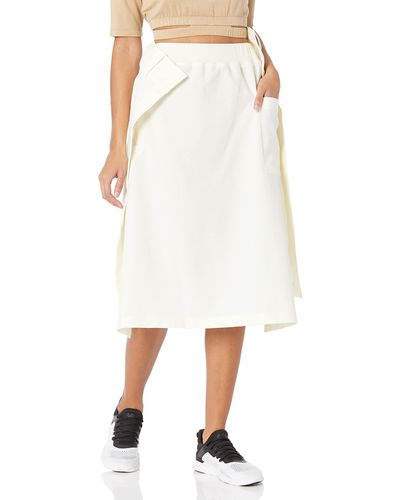 adidas Rent The Runway Pre-loved Classic Uniform Skirt - White