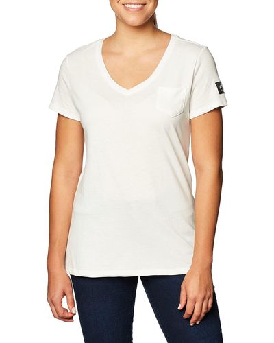 Calvin Klein Short Sleeve Cropped Logo T-shirt - White