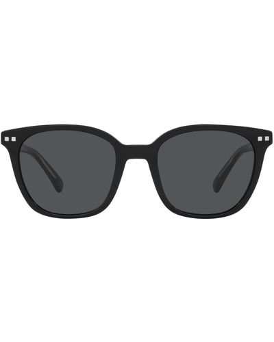 Brooks Brothers Bb5046 Square Sunglasses - Black
