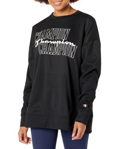 Champion Game Day Oversized Pullover - Black