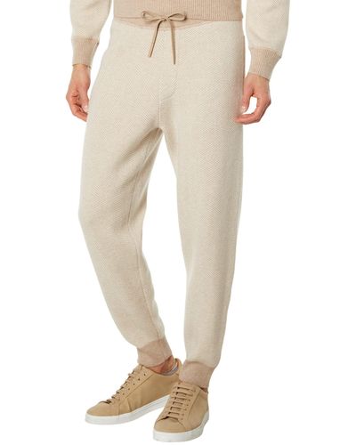 Theory Alcos Herringbone Jogger - Natural