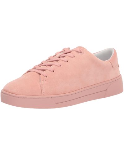 Ted Baker Aryas Womens Fashion Sneakers In Dusty Pink - 5 Uk - Black