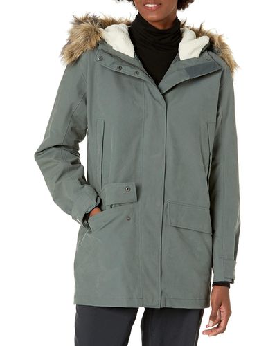 Jack Wolfskin Helsinki Jacket Waterproof Insulated Coat 100% Pfc Free - Gray