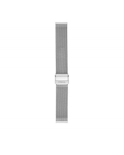 Fossil 22mm Stainless Steel Interchangeable Watch Band Strap - White