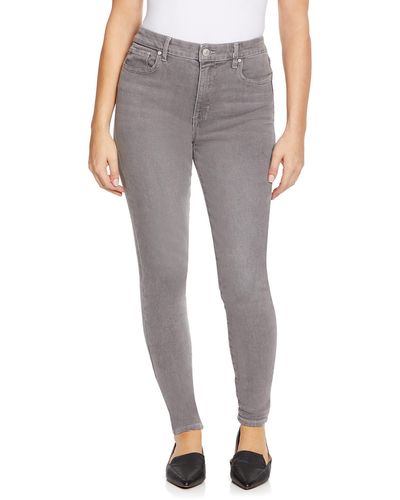 Nine West Womens High Rise Perfect Skinny Jeans - Gray