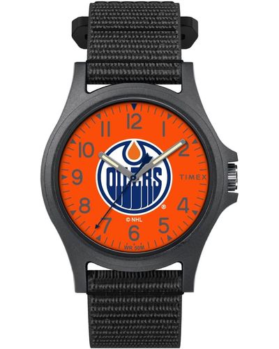Timex Nhl Pride 40mm Watch – Edmonton Oilers With Black Fastwrap