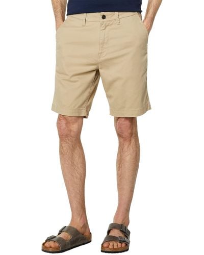 Lucky Brand 9" Stretch Twill Flat Front Short - Natural