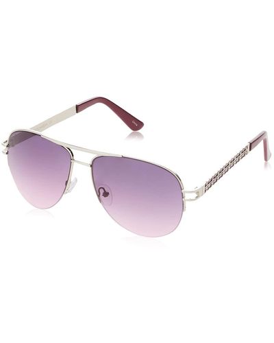 Rocawear Womens R3298 Bracelet Temple Uv Protective Metal Aviator Sunglasses Gifts For With Flair 60 Mm - Metallic