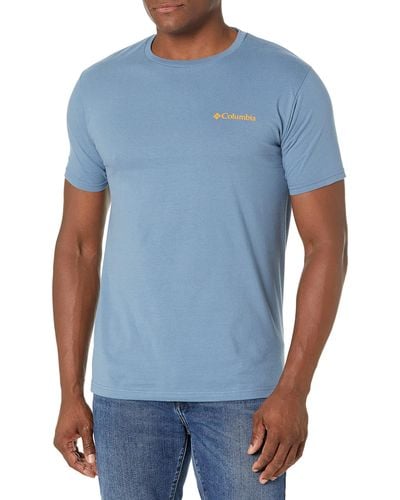 Columbia Apparel Graphic T-shirt Shirt - Blue