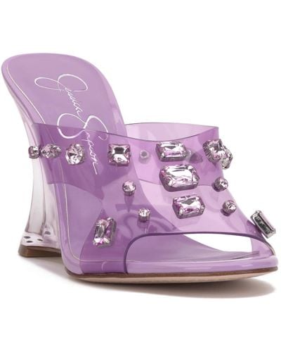 Jessica Simpson Ganisa Wedge Sandal - Purple