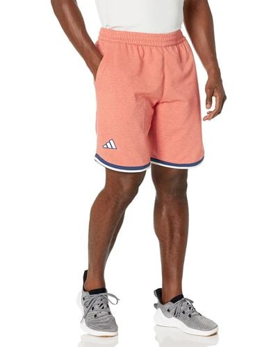 adidas Clubhouse Premium Classic Tennis Shorts - Pink