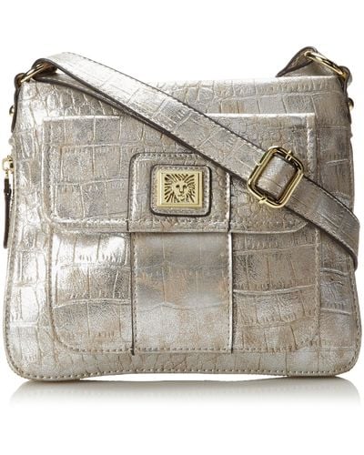 Anne Klein Trinity Small 60290950 Bag,platinum,one Size - Gray