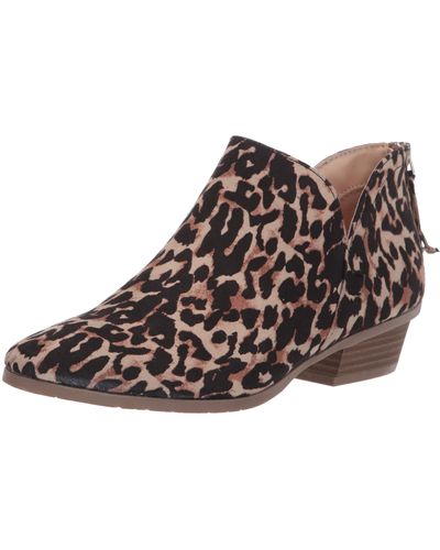 Kenneth Cole Side Way Low Heel Ankle Bootie - Multicolor