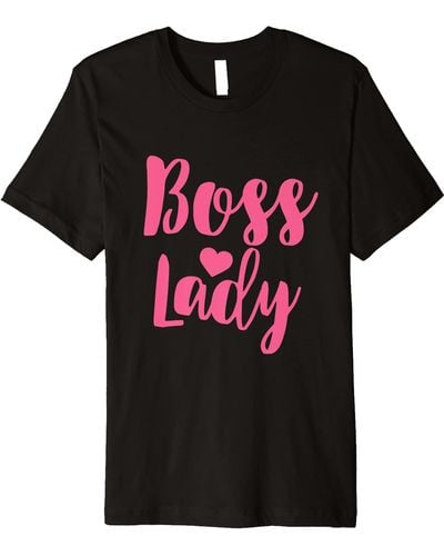 BOSS Cute Boss Lady Powerful Business T-shirt - Black