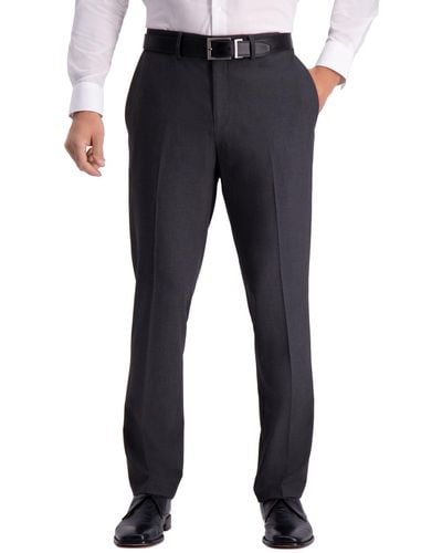 Kenneth Cole Reaction Slim Fit Solid Performance Dress Pant - Blue