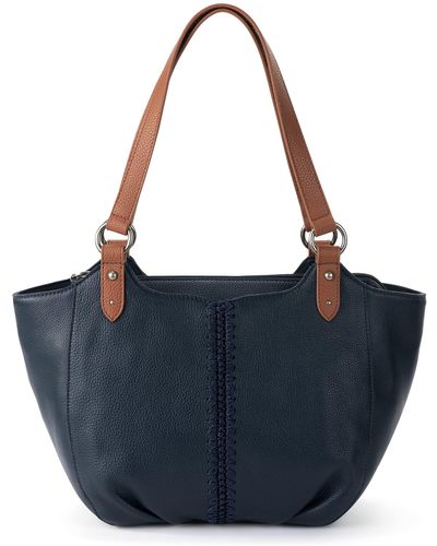 The Sak S Bolinas Leather Satchel - Blue