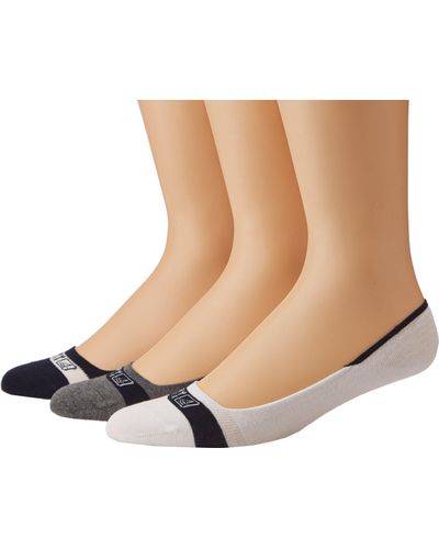 Sperry Top-Sider Top-sider Signature Invisible Solid 3 Pair Pack Liner Socks - Multicolor