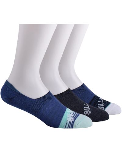 Billabong No Show Sneaker Liner Socks - Blue