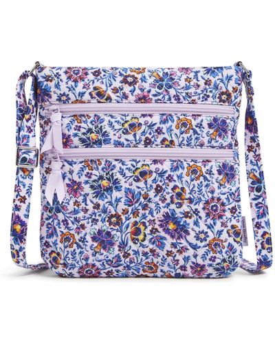 Vera bradley triple deals zip hipster crossbody