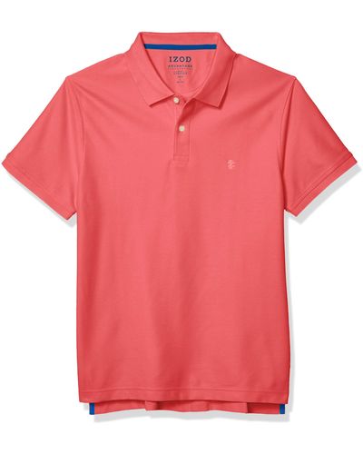 Izod Slim Fit Advantage Performance Short Sleeve Solid Polo in