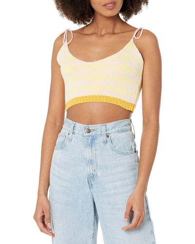 Kendall + Kylie Kendall + Kylie Gingham Cami - Blue
