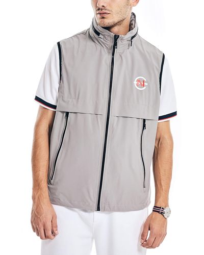 Nautica Competition Sustainably Crafted Vest - Gray