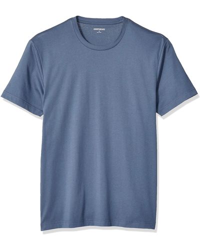 Goodthreads Short-sleeve Crewneck Soft Cotton Pocket T-shirt - Blue