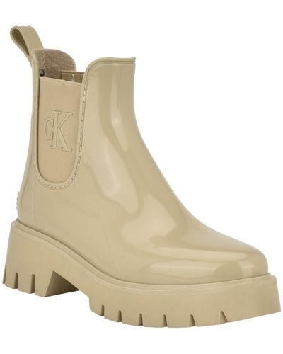 Calvin Klein Wende Ankle Boot - Natural