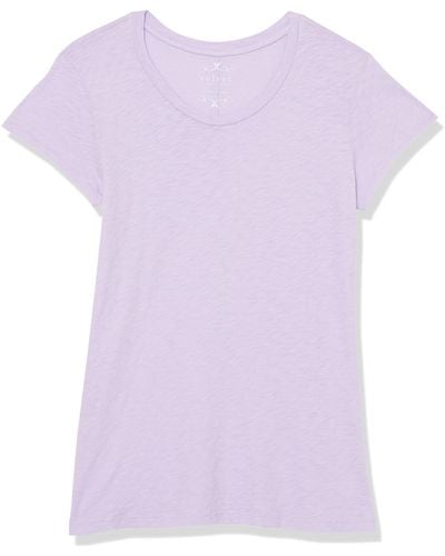 Velvet By Graham & Spencer Odelia Cotton Slub Shirt - Purple