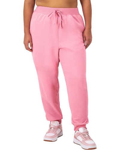 Champion , Powerblend, Fleece, Warm And Comfortable Sweatpants For , 29" - Pink