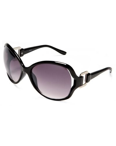 Franco Sarto Patricia 8002 Resin Sunglasses,black/smoke Lens,one Size